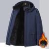 Men's Plus Size Cotton Coat, Thick and Warm, Loose-fit Outdoor Jacket, 10XL