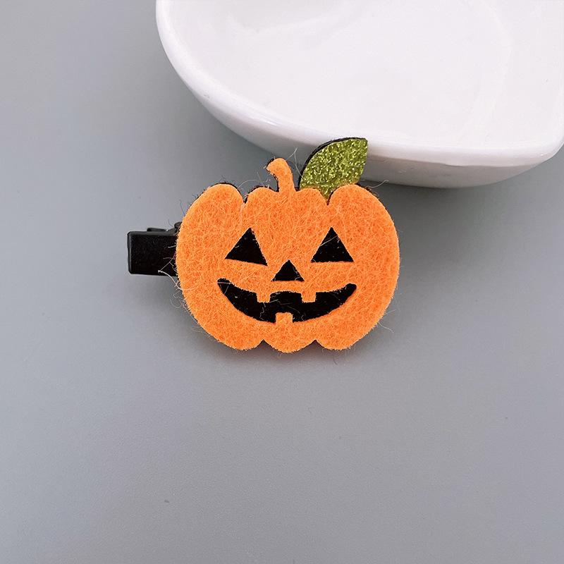 Bandeau Citrouille d'Halloween Squelettique & Pinces à Cheveux Mignonnes pour Enfants