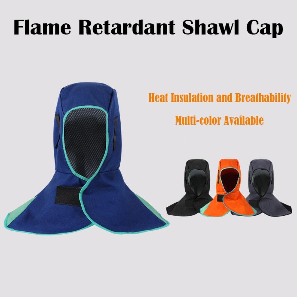 Breathable Full Protective Welding Helmet Washable Welding Hood Portable Flame Retardant Cap Men