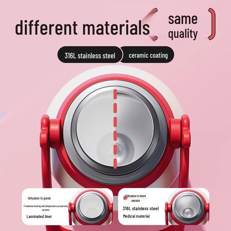 RELEA Large Capacity Ceramic Lined Thermos