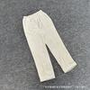 High-Quality CORTEIZ Embroidered Velvet Zip-Up Jacket Straight-Leg Pants Set Young Men