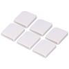 6Pcs Set Shower Splash Curtain Clips White Self Adhesive 4.5x5cm for Home Bathroom Bedroom Living Room Kitchen