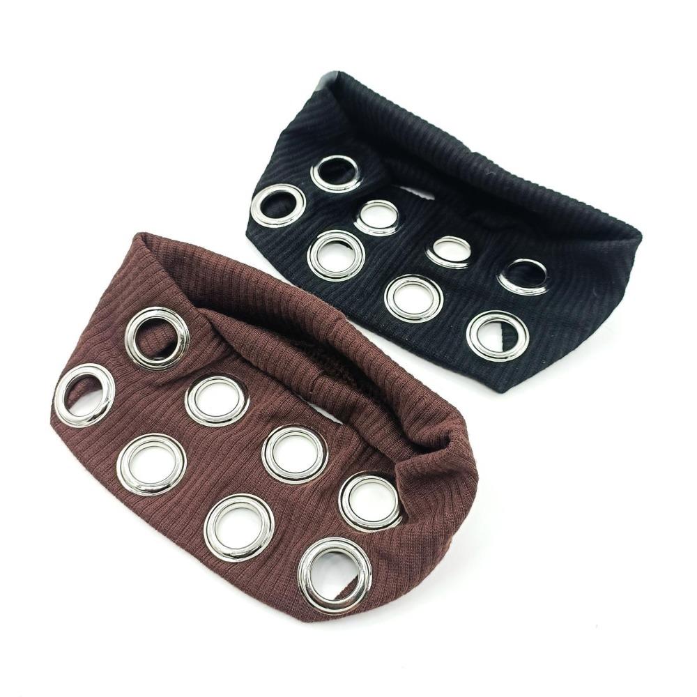 Metal Hollowed Out Eyelets Headband Steampunk Grunge Style Headbands Girls