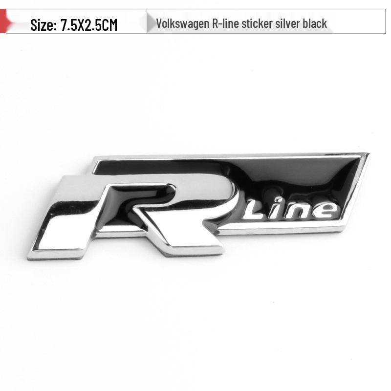 Volkswagen Lavida, Sagitar, Golf R, CC, Magotan, Polo Grille & R-Line Tail Badge Decals