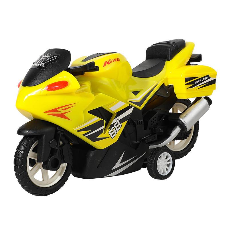 Police Motorcycle Simulation Children Toy Car Model For Kid Outdoor Play