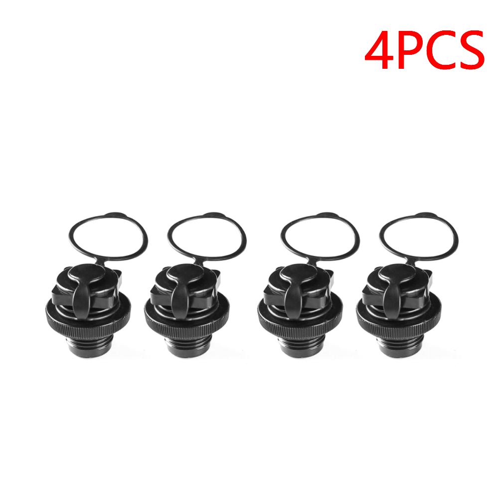 4-20 Pcs Kayak Raft Plug Replacement Air Valve Nozzle Cap Safety Air Valve Nozzle Boston Valve Inflatable Boat Spiral Air Plugs