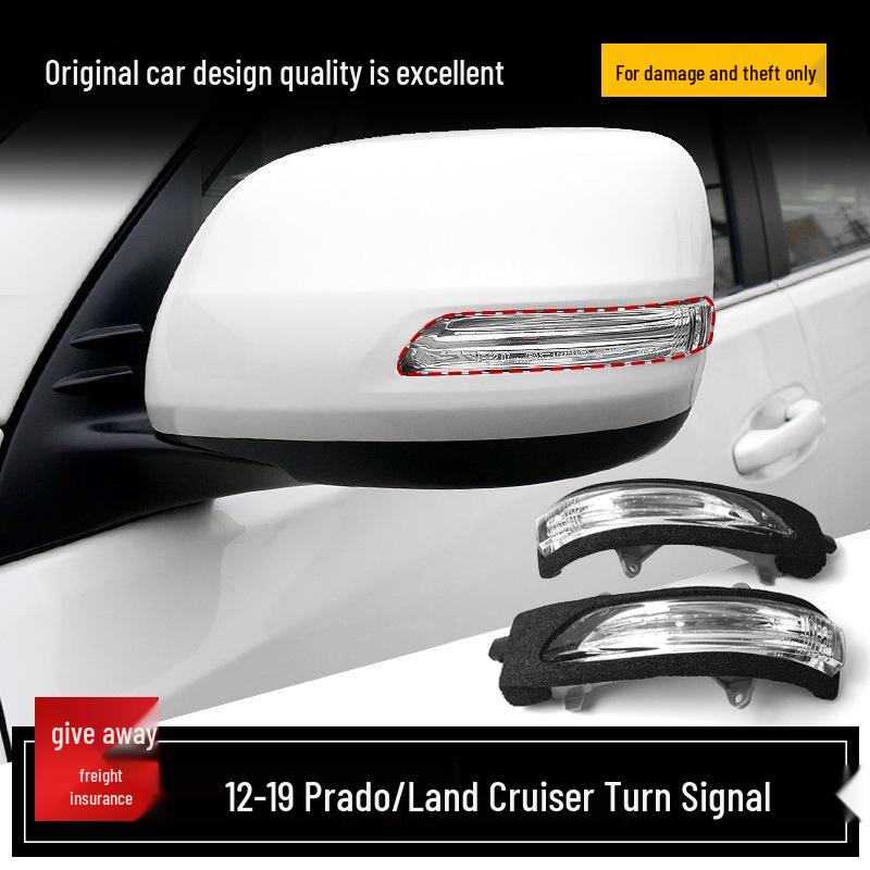 

Крышка накладка указателя поворота зеркала заднего вида для 2010-2019 Toyota Prado Driver s side - Left