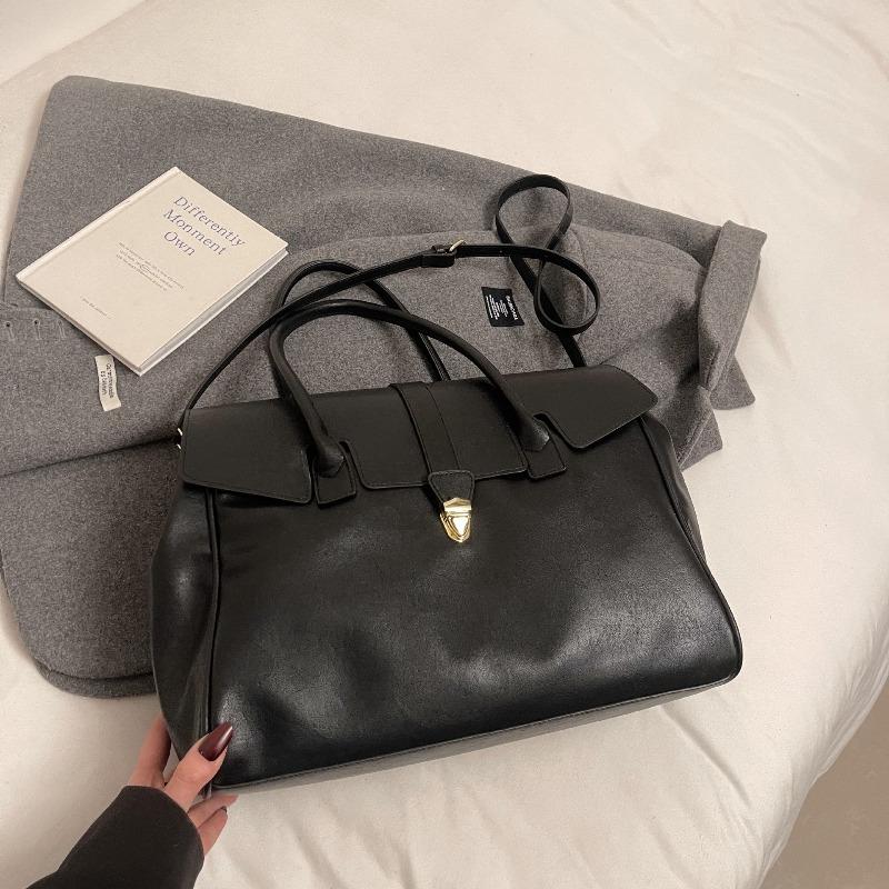 Damenhandtaschen Damenhandtaschen fühlen sich großvolumige Wintertaschen Mode-Tote lässig neue große Taschen Vielseitiger Trend Retro Schulter