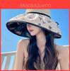 Sun Protection Hat With Butterfly Bow Summer Beach Wide Brim Sun Hat For Women
