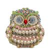 Owl Shape Multi-Colored Rhinestone Crystal Women Evening Clutch Purse Luxury Lady Party Bags Prom Clutches Female Handbags