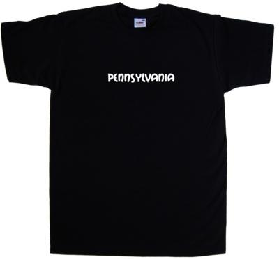 Pennsylvania Text T-Shirt