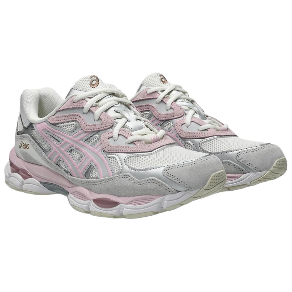 Asics GEL NYC Breathable Low Top Running Shoes Men's Gray Pink 1203A383-028