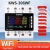 WIFI Keweisi 3-Phase 4-Wire DIN Rail Multifunction Meter with Over/Under Voltage & Phase Loss Protection