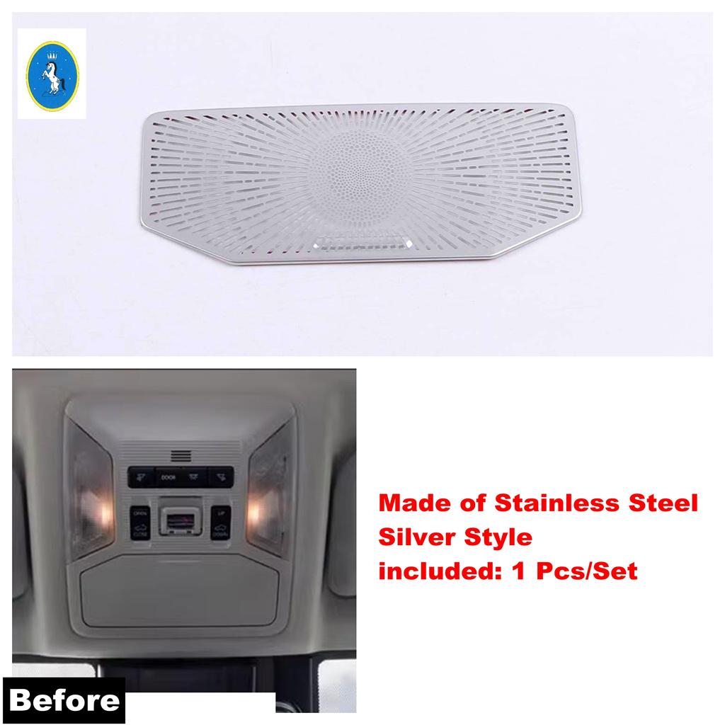 For Toyota RAV4 RAV 4 XA50  - 2025 Stainless Steel Car Front Reading Light Audio Tweeter Speaker Cover Trim Accessories