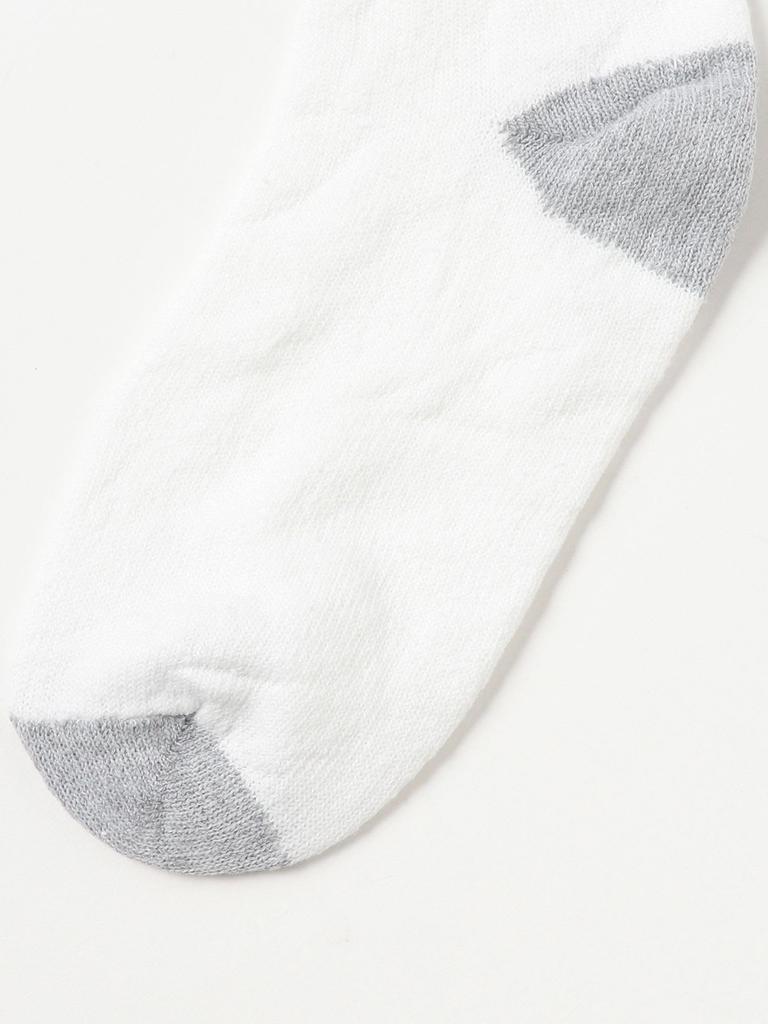 Beams Boy THE RAILROAD SOCK USA Quarter Socks, 3-Piece Set, Women's, White