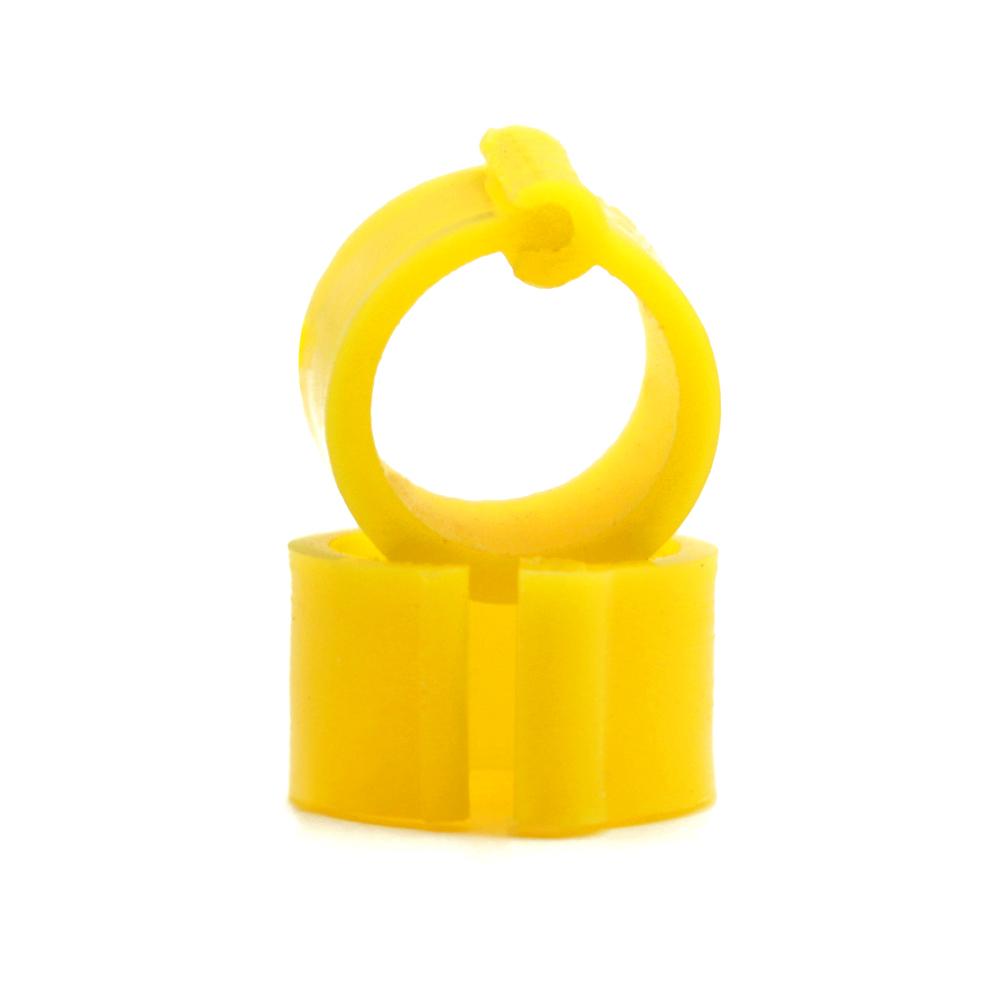 100 Pcs Bird Pigeon Foot Rings 8mm Bayonet Identification Ring Opening Pigeon Ring Color Pigeon Foot Ring Bird Pigeon Supplies