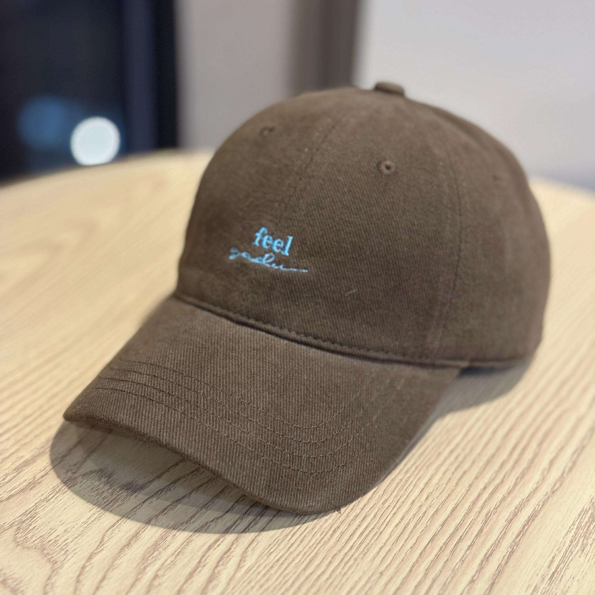 

Бейсболка с вышивкой для женщин Осень и Зима Корейская версия Универсальный солнцезащитный козырек Повседневная Модная Маленькое лицо Adjustable