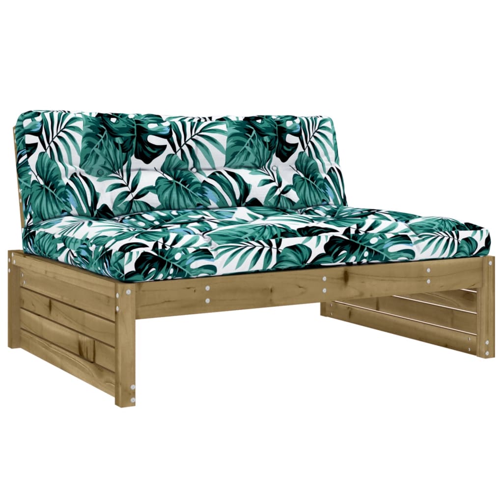 6 Piece Garden Lounge Set with Cushions Pressure Treated Pine Wood