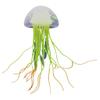 Silicone Jellyfish Ornament Decoration for Aquarium Fish Tanks 2.4x5 Inches Artificial Bright Color Moving Jellyfish