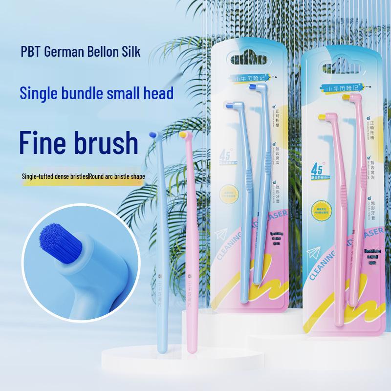 6-Pack U-Shaped Soft Bristle Orthodontic Toothbrushes for Teens & Adults