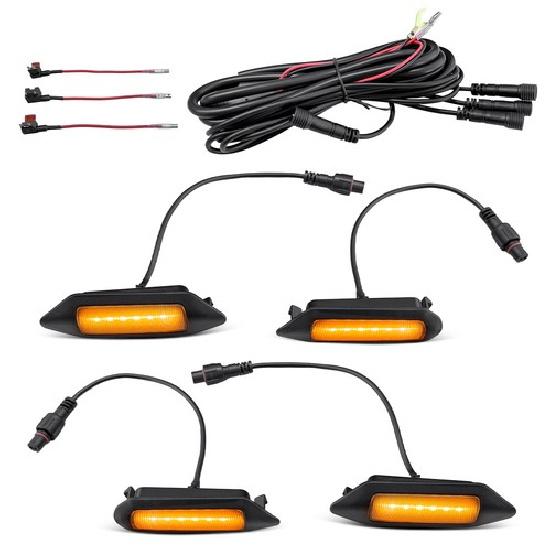 LED Front Grille Running White Lights Wire Harness For Toyota RAV4 -2024