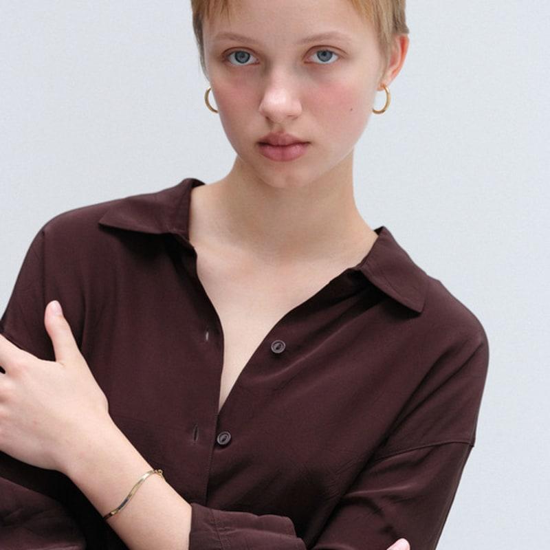 Another Layer Day Hoop Earring (silver925)