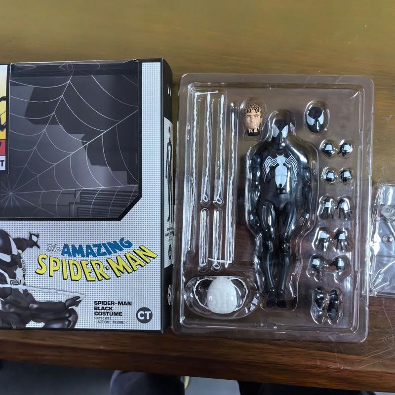 Die Neueste Original Ct Fabrik Mafex147 Symbiont Spider-Man Zeichentrickversion Von Venom Anzug Peter Parker Kann Tun Modell Spielzeug Geschenke