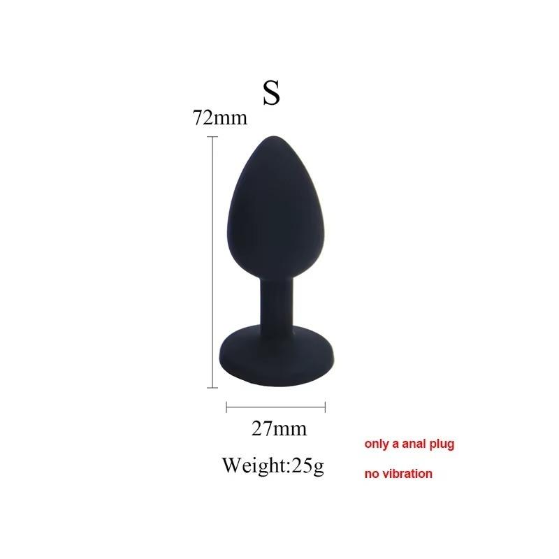 10 Modes Anal Plug Vibrator Vibrating Butt Plug Remote Control Anal Plug for Prostate Massage Adult Sex Toys for Men and Women