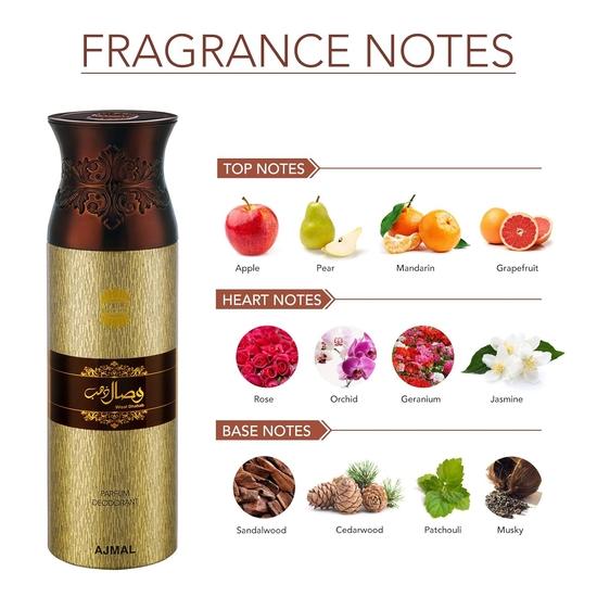 Ajmal Deodoranty WisalDhahab pro muže a ženy (200 ml, balení po 1 ks)