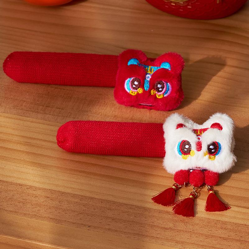 2026 New Year Housewarming Door Handle Gloves Pendant Chinese Spring Festival Creative Celebrate For Happy New Year