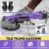 Tiling Tiles Machine Tile Vibrator Suction Cup 10 Gear Adjustable Automatic Floor Vibrator Leveling Tools with 2 Battery 1500W 100V-240V