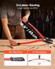 24 Inch Hand Swager Crimper 5 Cavity 1/16 to 3/16inch Swaging Tool for Copper Aluminum Oval Sleeves and Stop Sleeves Wire Rope Crimping Tool Propress