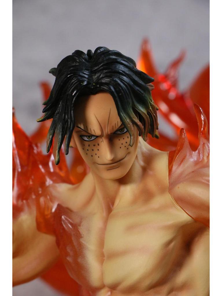 One Piece Ace Fire God Light-Up Figure