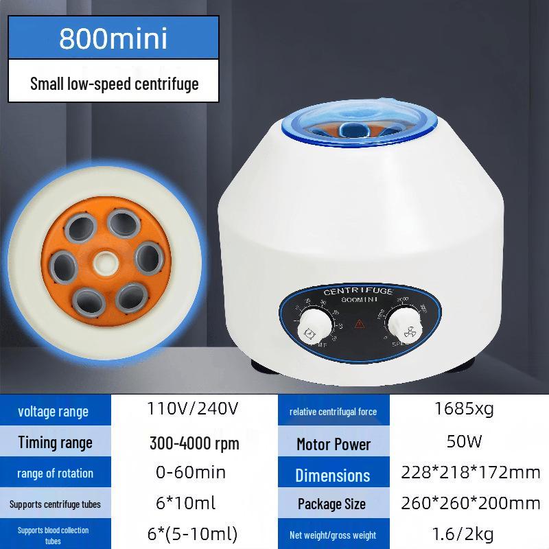 Compact Benchtop Centrifuge 900-2/800PRO for Beauty and Serum Separation