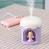 Creative Cartoon Girl Air Purifier Household Cute Girl Air Humidifier  Bedroom Ornament