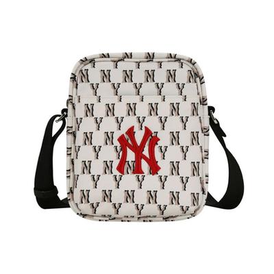 Monogram Series Ny Yankees Polyester Crossbody Mini Bag Unisex Bags White 32BGD2011-50B