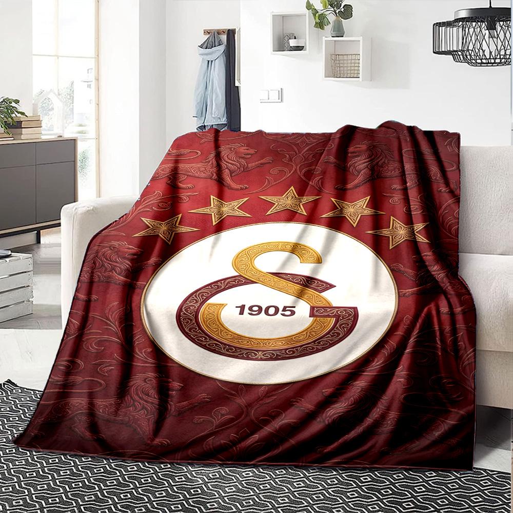 Galatasaray S.k Blanket Ultra-Soft Suitable for Office Chair Bed Office All-Season Use Stylish Decor Gift for Travel Home Birthdays