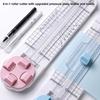 Multi-function Paper Cutter Creasing Machine Dotted Line Cutter 4 IN 1 Paper Cutter Handbook Making Photos Sliding Cutting Tool