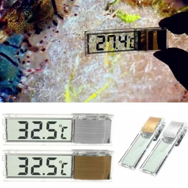 LCD 3D Digital Elektronische Temperaturmessung Aquarium Temperaturmesser Aquarium Thermometer Temperaturregelung Zubehör