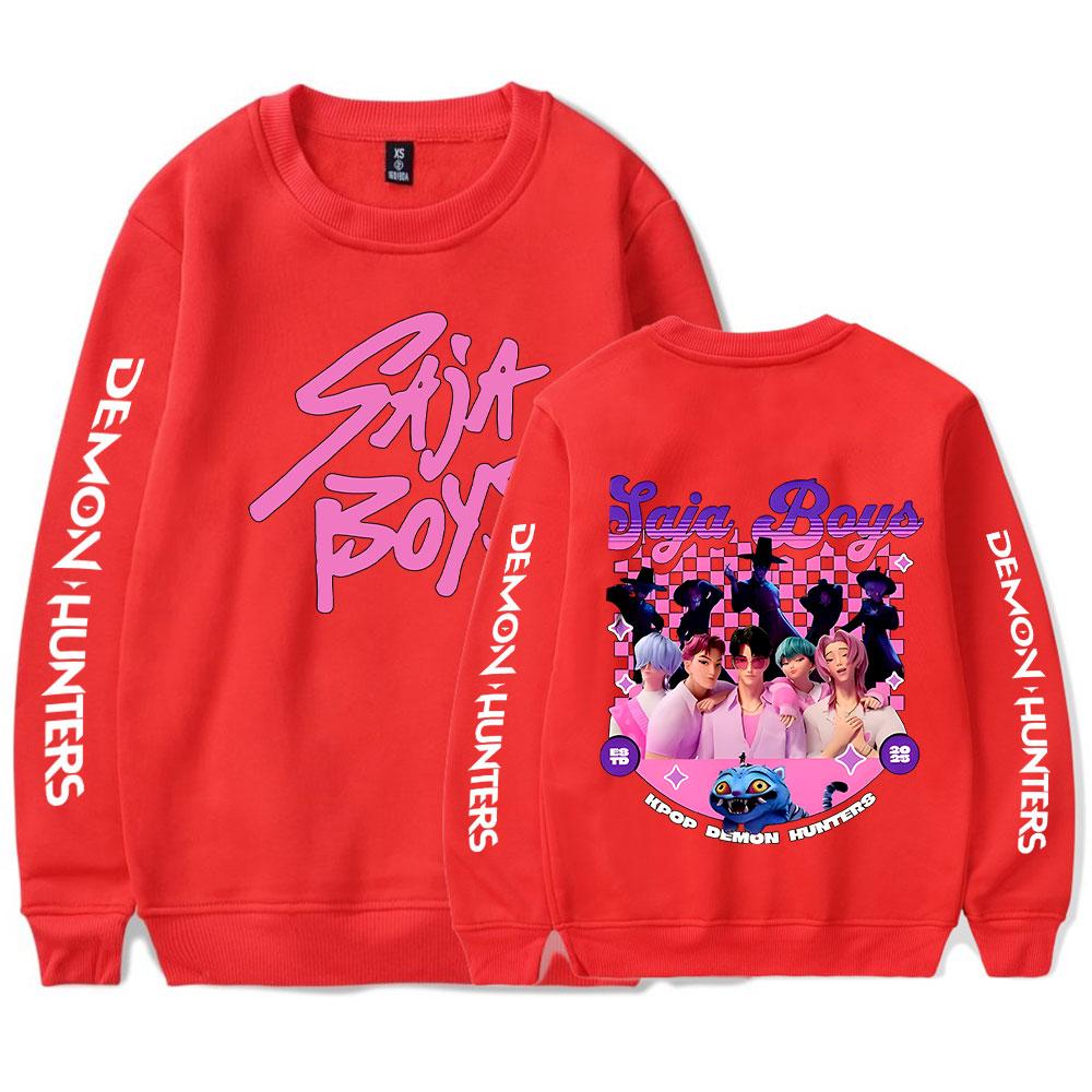 KPop Demon Hunters Sweatshirt Vintage 90's Crewneck Sweatshirts Merch Cosplay Women Men Fashion Streetwear