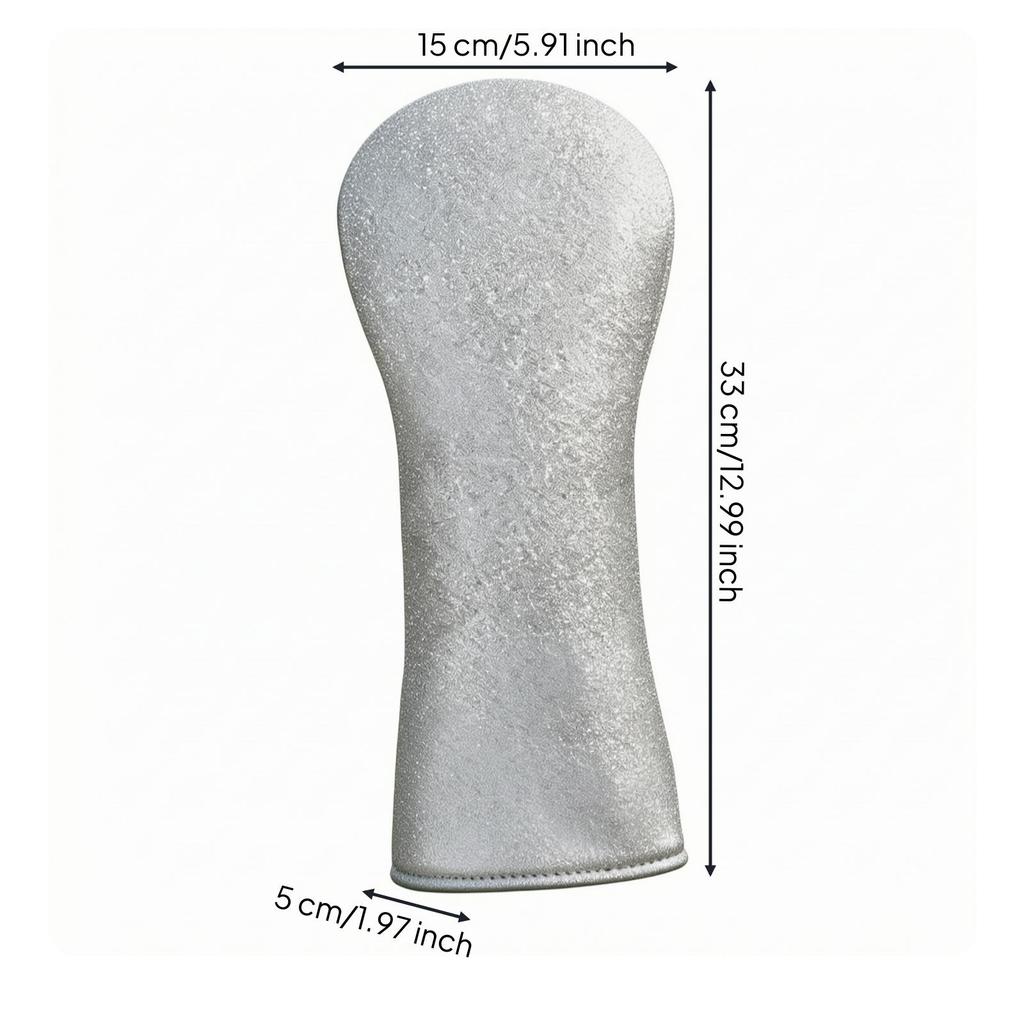 Golf Club Head Cover Glitter Headcover Long-Lasting for Travel, Golfers