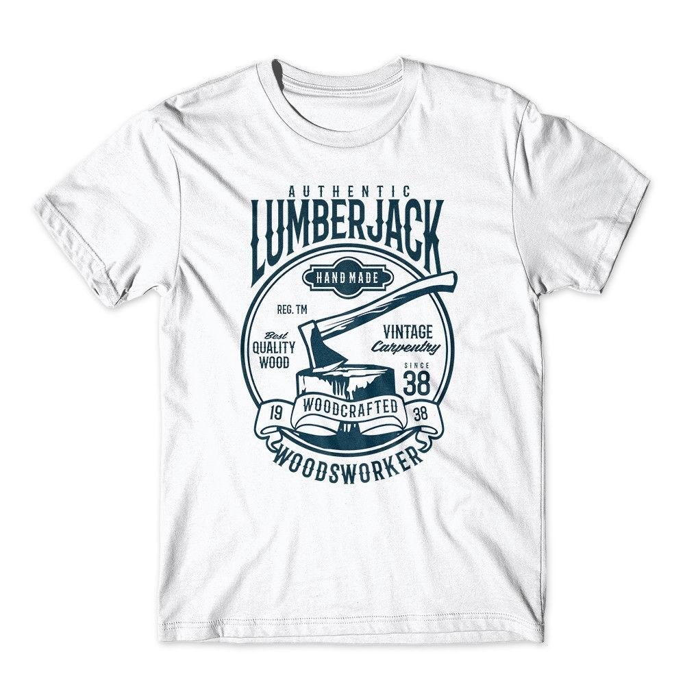 Authentic Lumberjack T-Shirt. 100% Cotton Premium Tee New