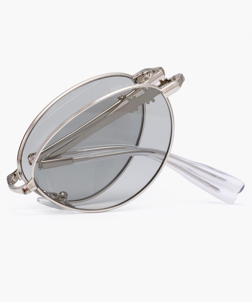 Likkeullou Rc Stainless Steel Epoca F Folder Sunglasses Gray