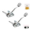 BDP1244-1 2 Pieces Front Left AND Right Door Catch Hinge Brake Stop Check Strap Limiter for Chevrolet Vauxhall Opel Meriva A X03 2003-2010 13147255