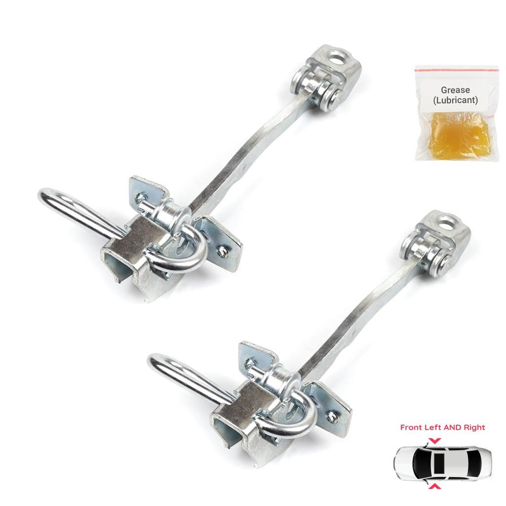 BDP1244-1 2 Pieces Front Left AND Right Door Catch Hinge Brake Stop Check Strap Limiter for Chevrolet Vauxhall Opel Meriva A X03 2003-2010 13147255