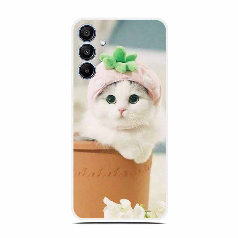 Blumen Klare Hülle Für Samsung A36 A26 A16 Weiche Silikon Handyhülle für Samsung Galaxy A 36 26 16 5G Transparent Luxus Para