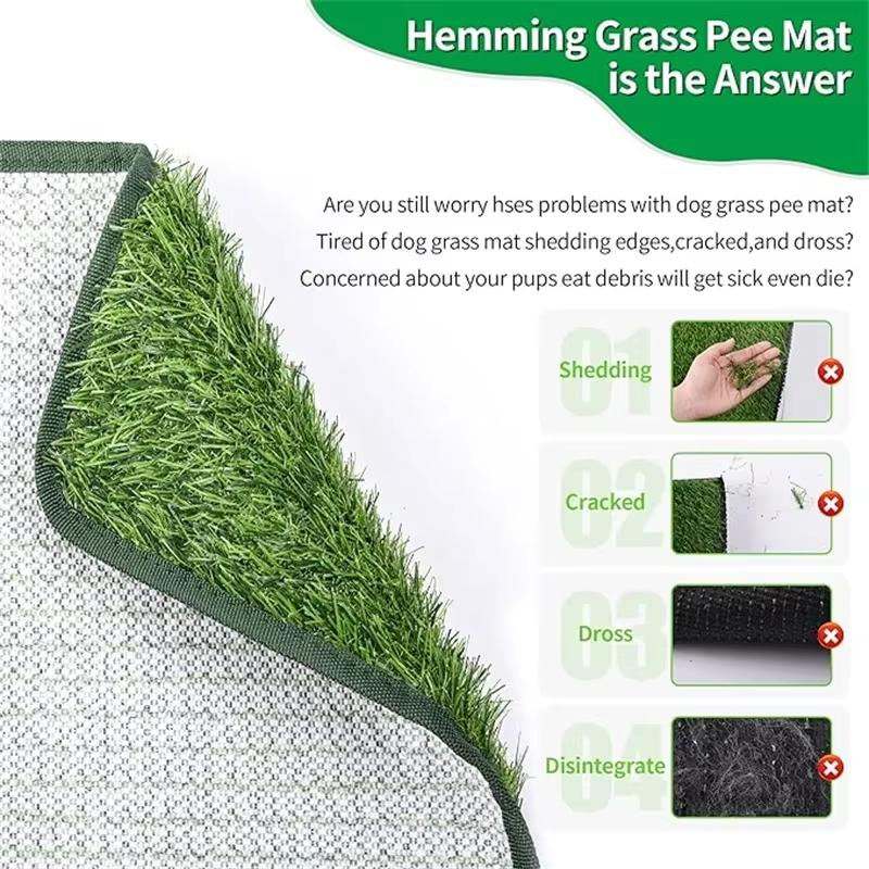 Reusable Dog Toilet Dog Lawn Carpet: Artificial Grass Rug for Dog, Dog Toilet, Training Mat, Dog Toilet for Balcony Patio Garden