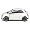Bburago 1/24 Fiat 500e 2023 White Diecast Model Car (Finished Product) 18-21110 WT