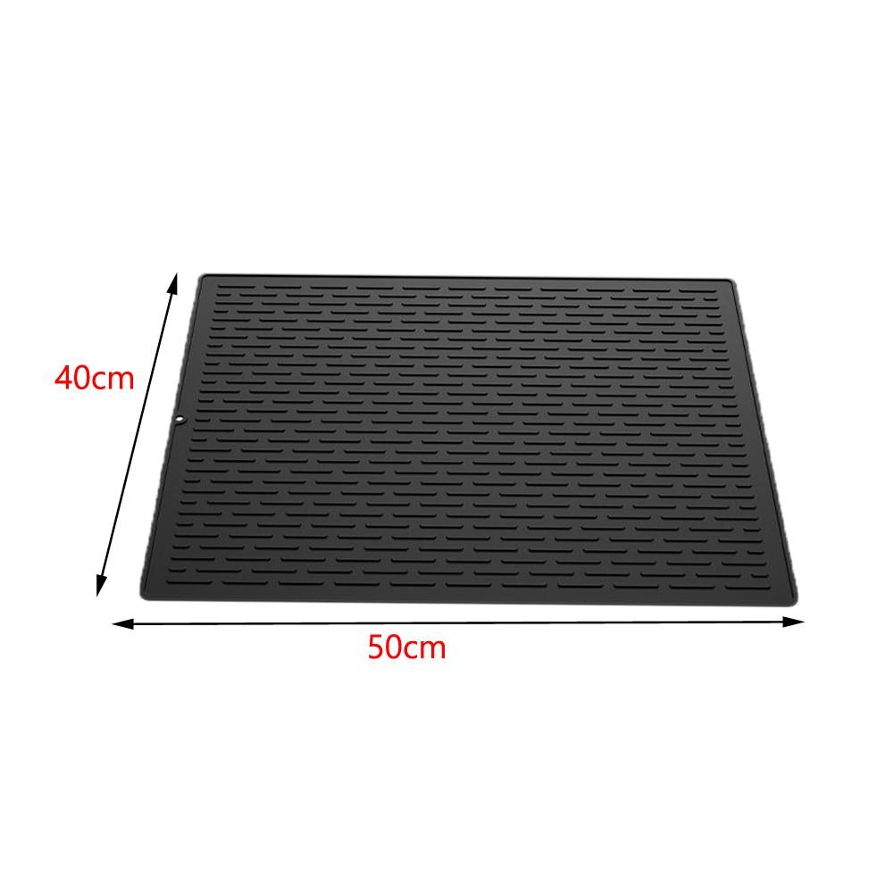 Protection de plan de travail Tapis en silicone pour friteuse à air Four 50x40cm Antidérapant