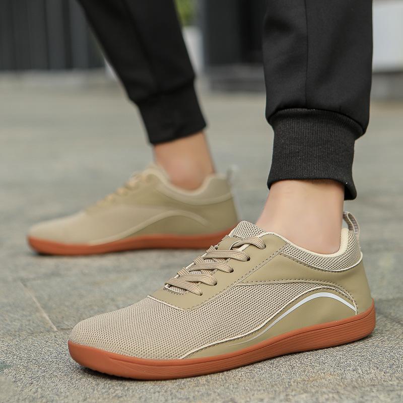 Wide Last Shoes Couple Comfortable Breathable Shoes Mesh Wide Head Shoes Soft Sole Non-slip Casual Sports Shoes